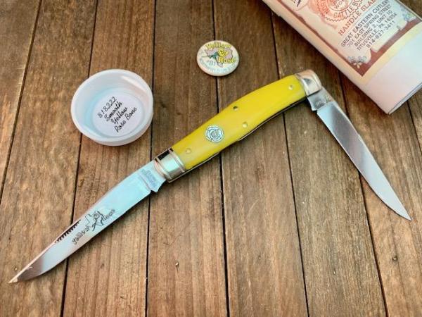 Great Eastern Cutlery Northfield 81 Muskrat Yellow Rose Bone Handles 2022 Great Eastern Cutlery Northfield 81 Muskrat Yellow Rose Bone Handles 2022