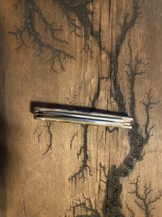 Rare 1993 case peach seed trapper (7 dot)