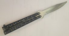 VINTAGE BAILSONG KNUCKLE BUSTER BUTTERFLY KNIFE  9" TOTAL 4" BLADE 5" HANDLE
