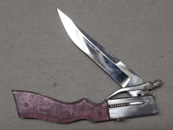Russian Prison Knife (RPK) picklock with swing-guard Russian Prison Knife (RPK) picklock with swing-guard