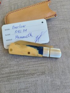 Dymtro Zuznietsov Mammoth Sheepsfoot Barlow...Rwl34...3.75" closed...coa..slip...fluted..#1