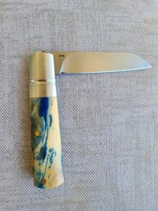 Dymtro Zuznietsov Mammoth Sheepsfoot Barlow...Rwl34...3.75" closed...coa..slip...fluted..#1