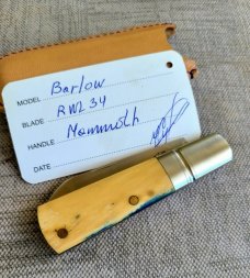 Dymtro Zuznietsov Mammoth Sheepsfoot Barlow...Rwl34...3.75" closed...coa..slip...fluted..#1