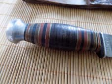 Used CASE Tested XX Scout Fixed Blade Knife and original sheath.