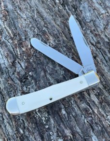 CASE XX 2004 ELEPHANT IVORY 54 PATTERN TRAPPER