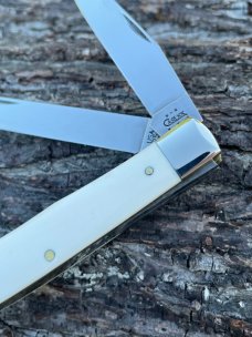 CASE XX 2004 ELEPHANT IVORY 54 PATTERN TRAPPER