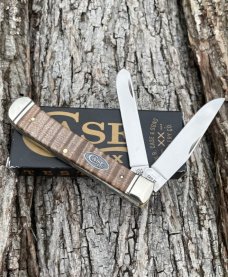 CASE XX ** 2023 SMOOTH NATURAL CURLY MAPLE TRAPPER