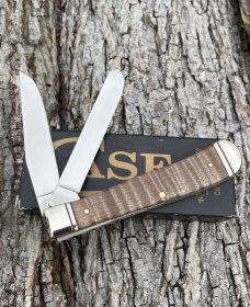 CASE XX ** 2023 SMOOTH NATURAL CURLY MAPLE TRAPPER