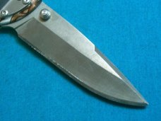 BUCK USA 285 DEER SKULL ANTLER CAMO TACTICAL LOCKBACK HUNTING SKINNING FOLDING POCKET KNIFE KNIVES