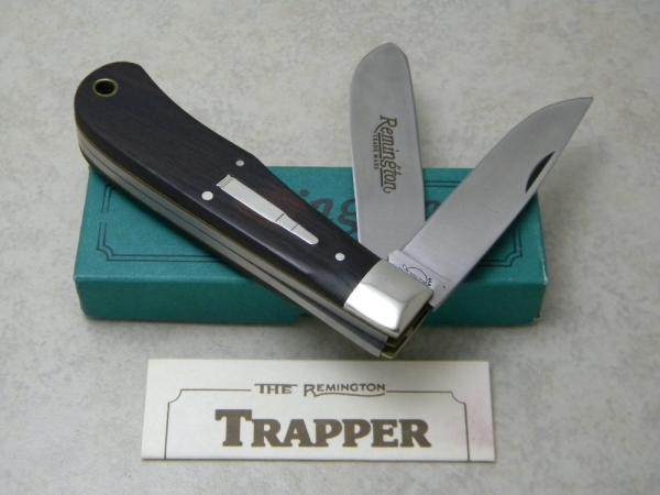 Remington UMC USA 1989 Cocobolo Wood R1128 Bullet Trapper Knife in Box