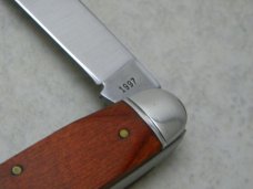 Remington USA R4468 1997 Cocobolo Wood Lumberjack Bullet Knife in Box
