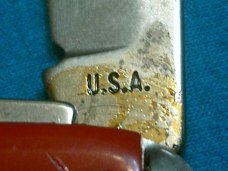 VINTAGE ASA AD ADVERTISING COKE COCA COLA 5 CENT FOLDING POCKET JACK PEN KNIFE KNIVES OLD
