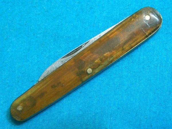 VINTAGE PREMIER LIFETIME K85 ITALY FANCY STRIPE FOLDING SLEEVEBOARD PEN JACK POCKET KNIFE KNIVES OLD