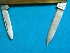 VINTAGE PREMIER LIFETIME K85 ITALY FANCY STRIPE FOLDING SLEEVEBOARD PEN JACK POCKET KNIFE KNIVES OLD