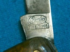 VINTAGE PREMIER LIFETIME K85 ITALY FANCY STRIPE FOLDING SLEEVEBOARD PEN JACK POCKET KNIFE KNIVES OLD