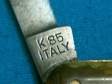 VINTAGE PREMIER LIFETIME K85 ITALY FANCY STRIPE FOLDING SLEEVEBOARD PEN JACK POCKET KNIFE KNIVES OLD