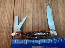 Robeson by Queen Humpback Split Back Spring Whittler Carmel Worm Groove Bone
