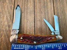 Robeson by Queen Humpback Split Back Spring Whittler Carmel Worm Groove Bone