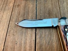 Robeson by Queen Humpback Split Back Spring Whittler Carmel Worm Groove Bone