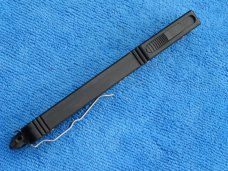 New 10.5" Dagger Blade OTF Black handle with carbon fiber insert