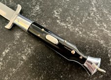 Rare Rizzuto Estileto Milano Wasp Body Mustache Swing Guard Switchblade Knife 