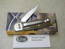 Case XX USA 2013 Earth Brown Med Linerlock Folding Hunter Knife NIB
