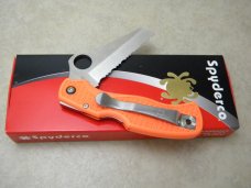 Spyderco Seki Japan Rescue Orange Lockback Knife NIB