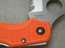 Spyderco Seki Japan Rescue Orange Lockback Knife NIB