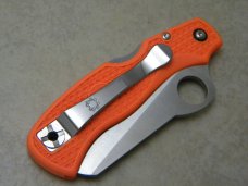 Spyderco Seki Japan Rescue Orange Lockback Knife NIB