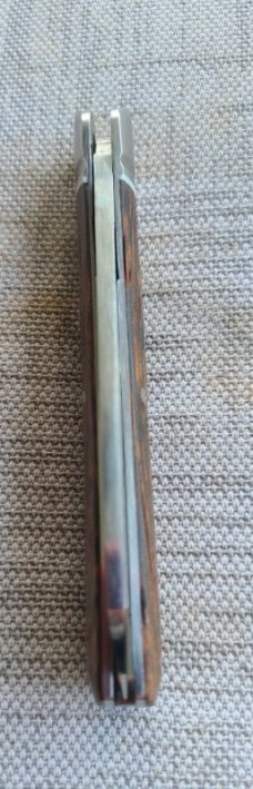 Robbie Ferreira Lala Palm Sheepsfoot Curved Jack..N690..4".. fluted bolsters ..African Leather slip