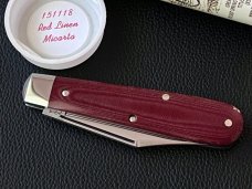 Great Eastern Cutlery GEC 151118 Red Linen Micarta Boys Knife NIT