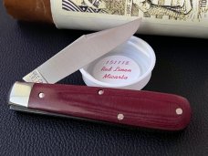 Great Eastern Cutlery GEC 151118 Red Linen Micarta Boys Knife NIT