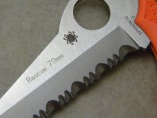 Spyderco Seki Japan VG-10 Rescue 79mm Orange Lockback Knife NIB