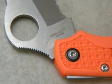 Spyderco Seki Japan VG-10 Rescue 79mm Orange Lockback Knife NIB