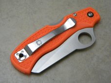 Spyderco Seki Japan VG-10 Rescue 79mm Orange Lockback Knife NIB