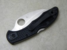 Spyderco Seki Japan H-1 Black Tasman Salt 2 Lockback Knife NIB