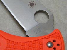 Spyderco Seki Japan VG-10 Endura 4 Orange Lockback Knife NIB