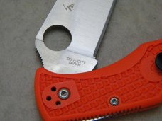 Spyderco Seki Japan VG-10 Endura 4 Orange Lockback Knife NIB