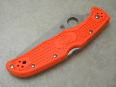 Spyderco Seki Japan VG-10 Endura 4 Orange Lockback Knife NIB