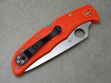 Spyderco Seki Japan VG-10 Endura 4 Orange Lockback Knife NIB