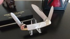 GEORGE WOSTENHOLM I*XL M. O. P,  3 BLADE CANOE 