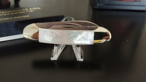 GEORGE WOSTENHOLM I*XL M. O. P,  3 BLADE CANOE 