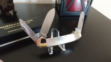 GEORGE WOSTENHOLM I*XL M. O. P,  3 BLADE CANOE 