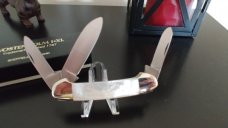 GEORGE WOSTENHOLM I*XL M. O. P,  3 BLADE CANOE 
