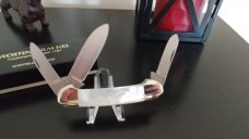 GEORGE WOSTENHOLM I*XL M. O. P,  3 BLADE CANOE 