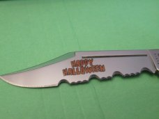 Case XX 2010 Happy Halloween Persimmon Orange Bone Mini Copperlock Pattern # 61749L SS