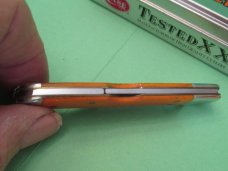Case XX 2010 Happy Halloween Persimmon Orange Bone Mini Copperlock Pattern # 61749L SS