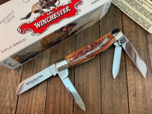 Winchester Rifle Shield Series Congress Burnt Orange Bone 1997