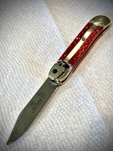 NOS Rare 10cm HUBERTUS Red Jigged Bone #1