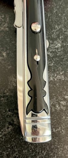Rare Hellraiser Variation Swing Guard Switchblade Knife, From Spain, Unused 